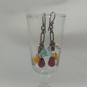 ⭐Elegant Multicolor Dangle Earrings